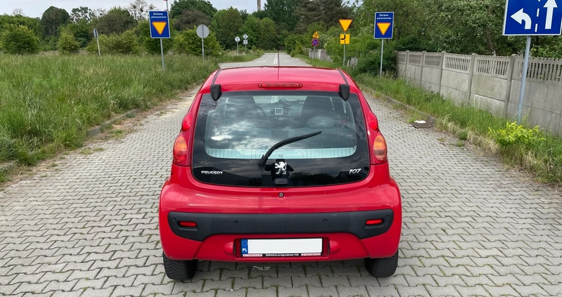 Peugeot 107 cena 6900 przebieg: 263500, rok produkcji 2009 z Gliwice małe 37